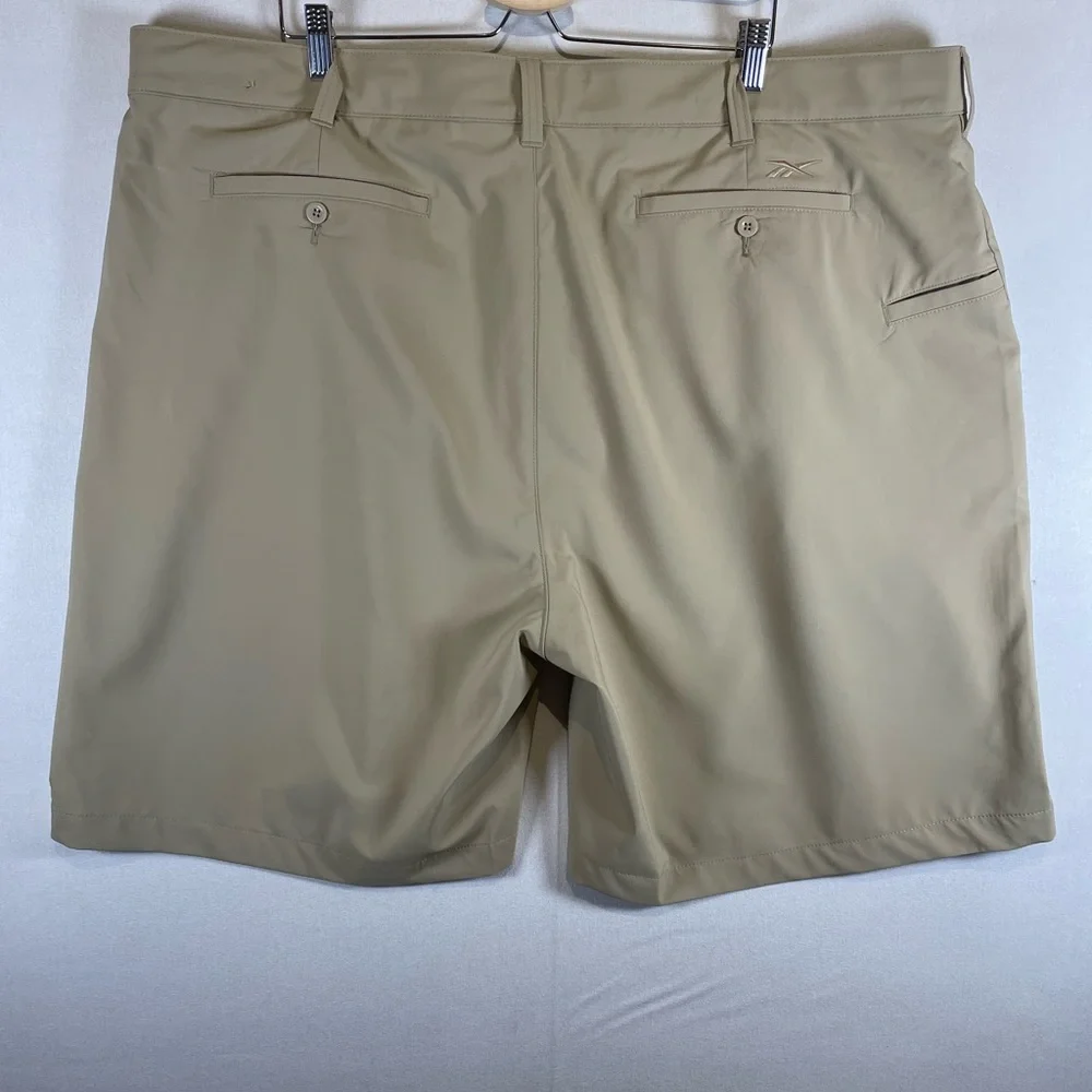Reebok Golf Khaki Shorts Mens 50 Big & Tall Stretch